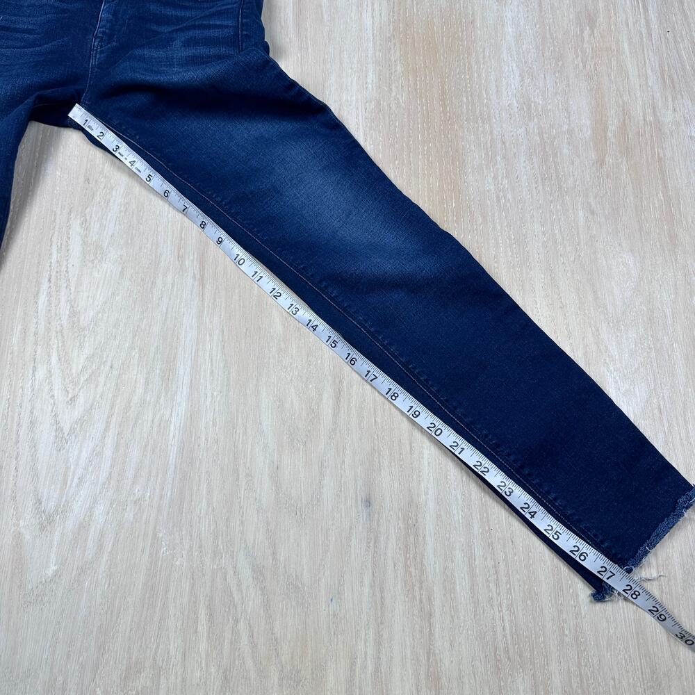 Hudson Nico Super Skinny Mid Rise Blue Dark Wash Casual Denim Jeans Women's 26 - Picture 12 of 16